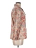 Lauren by Ralph Lauren 100% Cotton Paisley Tan Long Sleeve Blouse Size M - photo 4