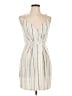BCBGeneration Stripes Ivory Casual Dress Size 12 - photo 1