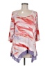 LOGO by Lori Goldstein Pink 3/4 Sleeve Blouse Size M - photo 1