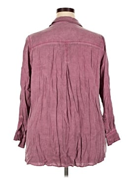 Velvet Heart 3/4 Sleeve Button-Down Shirt (view 2)