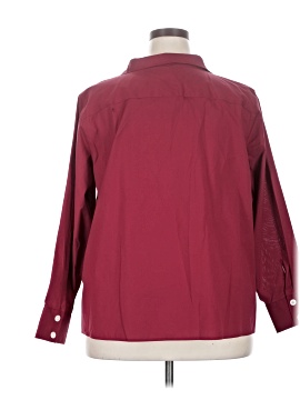 Talbots 3/4 Sleeve Button-Down Shirt (view 2)