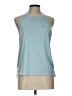 Nike 100% Polyester Blue Active Tank Size L - photo 1
