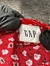 Gap 100% Rayon Hearts Red Casual Dress Size M - photo 7