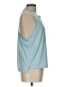 Nike 100% Polyester Blue Active Tank Size L - photo 4