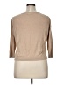 Old Navy Tan 3/4 Sleeve Button-Down Shirt Size XL - photo 2
