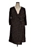 Charter Club Print Black Casual Dress Size 1X - photo 1