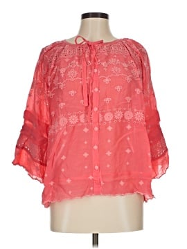 Johnny Was 3/4 Sleeve Blouse