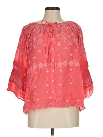 Johnny Was 3/4 Sleeve Blouse (view 1)