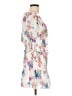 LoveShackFancy 100% Cotton Floral White Cocktail Dress Size L - photo 4