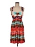 City Triangles Tie-dye Orange Cocktail Dress Size M - photo 1