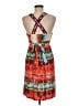 City Triangles Tie-dye Orange Cocktail Dress Size M - photo 2