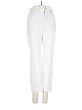 Madewell The Petite Perfect Vintage Jean in Tile White (view 1)