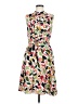 Maggy London Print Green Casual Dress Size 6 - photo 1