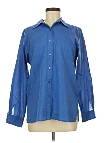 Foxcroft Long Sleeve Button-Down Shirt (view 1)