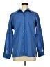 Foxcroft Blue Long Sleeve Button-Down Shirt Size 8 - photo 1