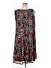 Perceptions Print Red Cocktail Dress Size 1X - photo 2