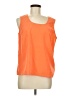 Travelsmith 100% Polyester Orange Sleeveless Top Size M - photo 1