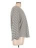 Chico's Stripes Gray 3/4 Sleeve Top Size L - photo 4