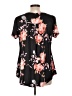 Assorted Brands Black Short Sleeve Blouse Size L - photo 2