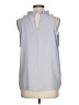 Unbranded 100% Polyester Gray Sleeveless Blouse Size L - photo 2
