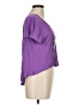 Take That 100% Rayon Purple Short Sleeve Top Size M - photo 4