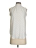 Ann Taylor 100% Polyester Polka Dots Silver Sleeveless Blouse Size XS - photo 1