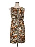 ICE Print Brown Casual Dress Size 14 - photo 1