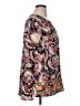 Emily Wonder 100% Polyester Paisley Black Short Sleeve Blouse Size 1X - photo 4