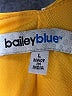 Bailey Blue 100% Polyester Floral Yellow Romper Size L - photo 4