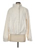 Cure 100% Polyester Ivory Faux Fur Jacket Size M - photo 1