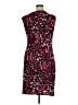 Kasper Animal Print Burgundy Cocktail Dress Size 16 - photo 2