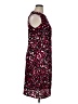 Kasper Animal Print Burgundy Cocktail Dress Size 16 - photo 4