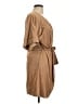 Assorted Brands 100% Polyester Solid Tan Casual Dress Size L - photo 4