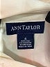 Ann Taylor 100% Silk Color Block Ivory Long Sleeve Silk Top Size 4 - photo 7