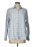 Uniqlo Plaid Blue Long Sleeve Button-Down Shirt Size L - photo 1