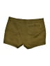 Garnet Hill Solid Green Khaki Shorts Size 6 - photo 2