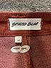 STUDIO BLUE Burgundy Jeans Size 33 waist - photo 4
