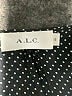 A.L.C. 100% Silk Chevron-herringbone Black Casual Dress Size 6 - photo 7