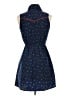 Mimi Chica 100% Polyester Hearts Blue Casual Dress Size S - photo 2