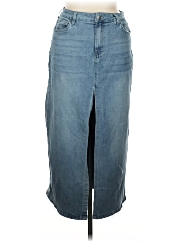 Fashion Nova Denim Skirt (view 1)
