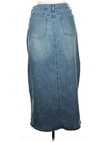 Fashion Nova Denim Skirt (view 2)
