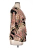 Vol.1 Brown 3/4 Sleeve Blouse Size XL - photo 4