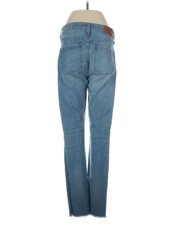 Madewell 9" High-Rise Skinny Jeans in Ontario Wash: Distressed-Hem Edition (view 2)
