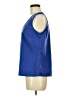Travelsmith 100% Polyester Blue Sleeveless Blouse Size M - photo 5