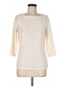 St. John's Bay Ivory 3/4 Sleeve Top Size M (petite) - photo 1