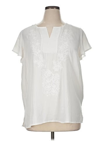 Liz Claiborne Career Short Sleeve T-Shirt (view 1)