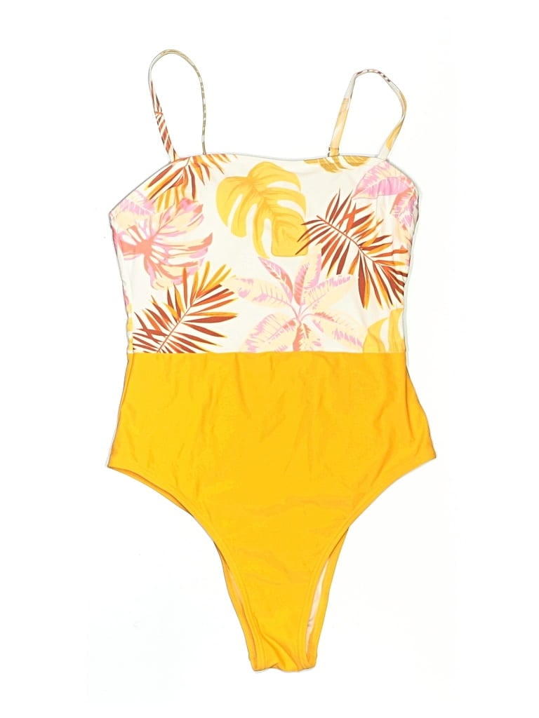 Cupshe One Piece Swimsuit In Yellow