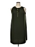 MICHAEL Michael Kors Solid Green Casual Dress Size XL - photo 1