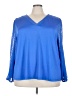 Studio 1886 Blue Long Sleeve Blouse Size 3X - photo 1