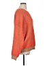 Lumiere Chevron-herringbone Orange Pullover Sweater Size XL - photo 4